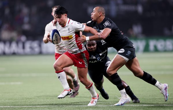 Marcus Smith, of the Harlequins F.C., playing against Racing 92