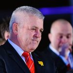 Welsh Rugby Union head coach Warren Gatland looks on with pride after the Wales Grand Slam Celebration
