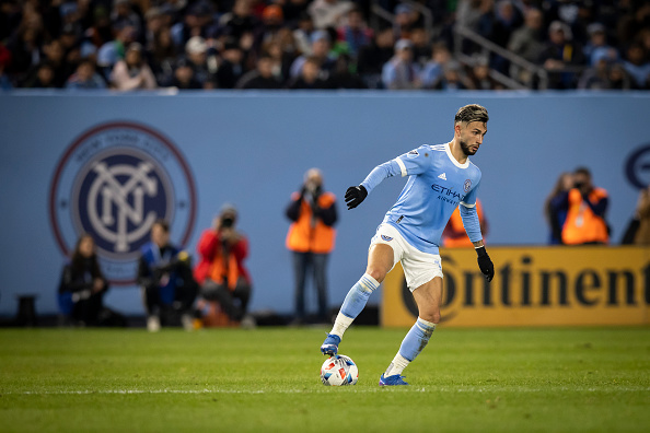 New York City FC forward Valentin Castellanos at Yankee Stadium