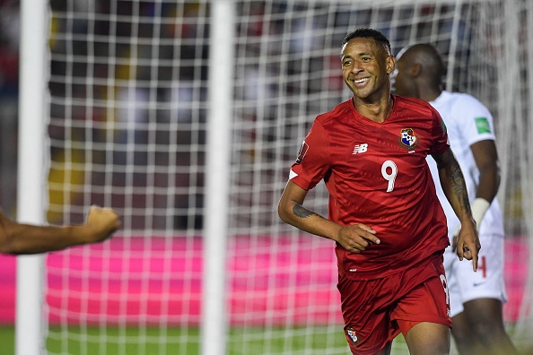CanMNT finish WCQ with a loss: Panama's Gabriel Torres celebrates scoring on March 30, 2022
