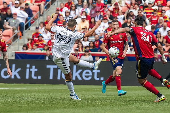 New England Revolution Damian Rivera his first goal against Inter Miami FC