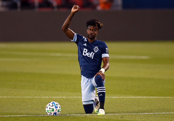 Vancouver Whitecaps FC forward Tosaint Ricketts on August 21, 2020