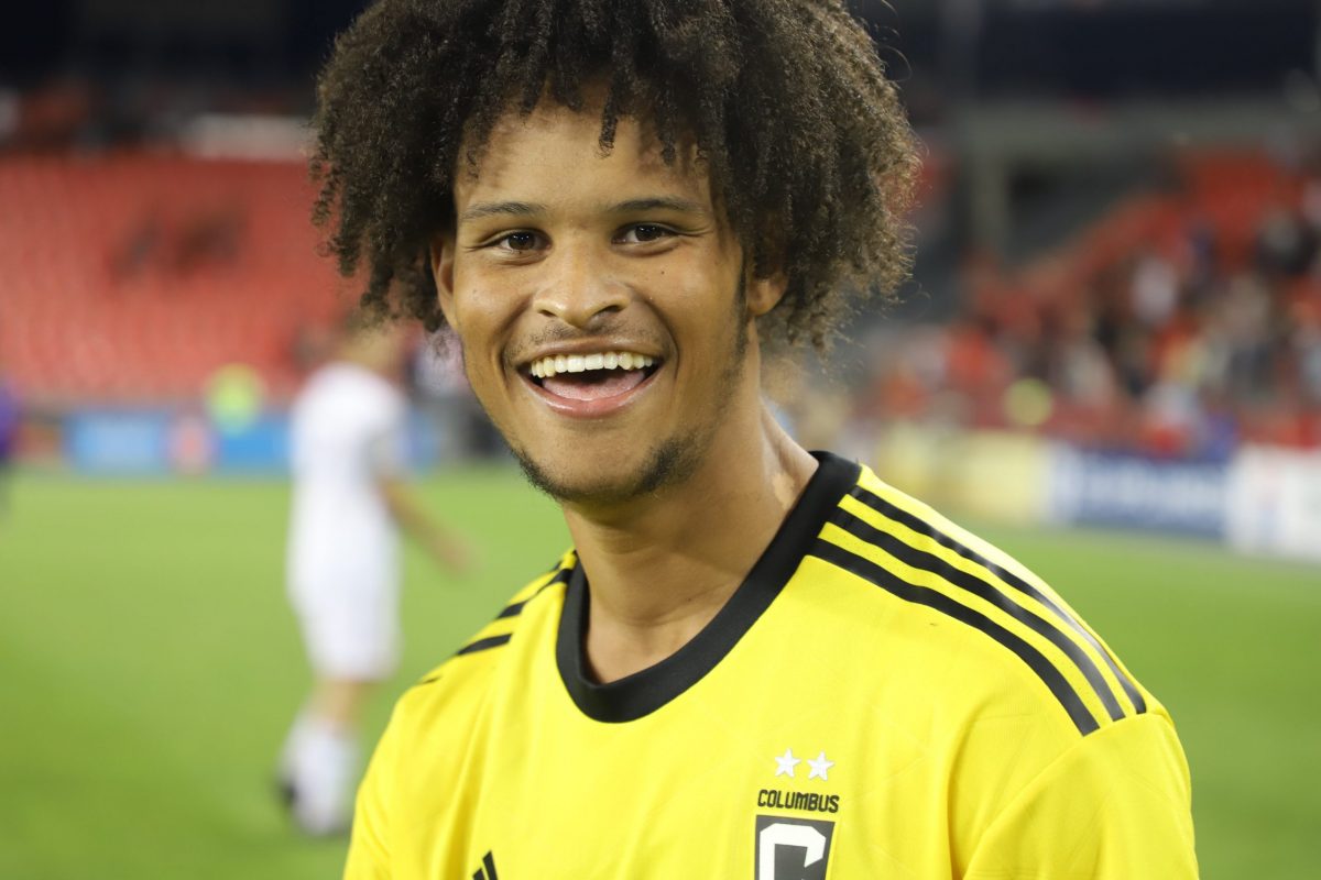 Canadian forward, Jacen Russell-Rowe, helps Columbus win Trillium Cup