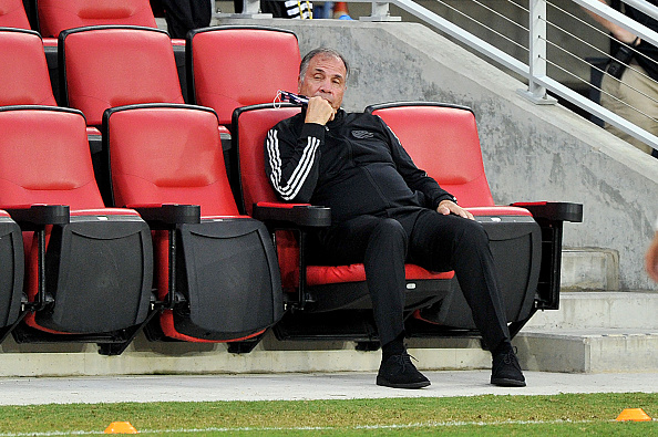 Bruce Arena of the Revs