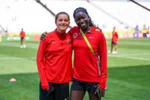 The Canada Women's Soccer Team loses at the Neo Química Arena