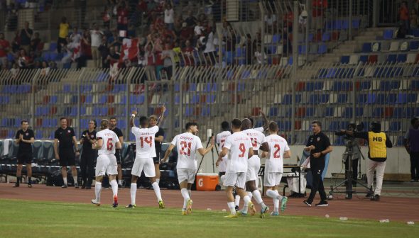 CanMNT vs. Bahrain Ends in Disappointment as the Canada Players Cheers to the Fans at Khalifa Sports City Stadium