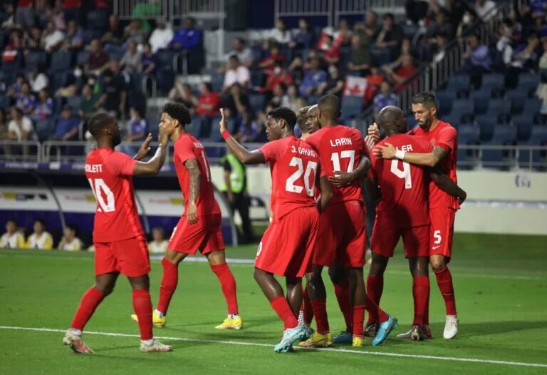 Canada Stuns Japan as the CanMNT Celebrates Steven Vitória's Goal Against Japan