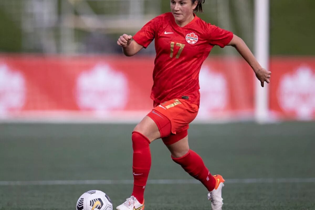 CanWNT’s Jessie Fleming Playing Against New Zealand at TD Place Stadium