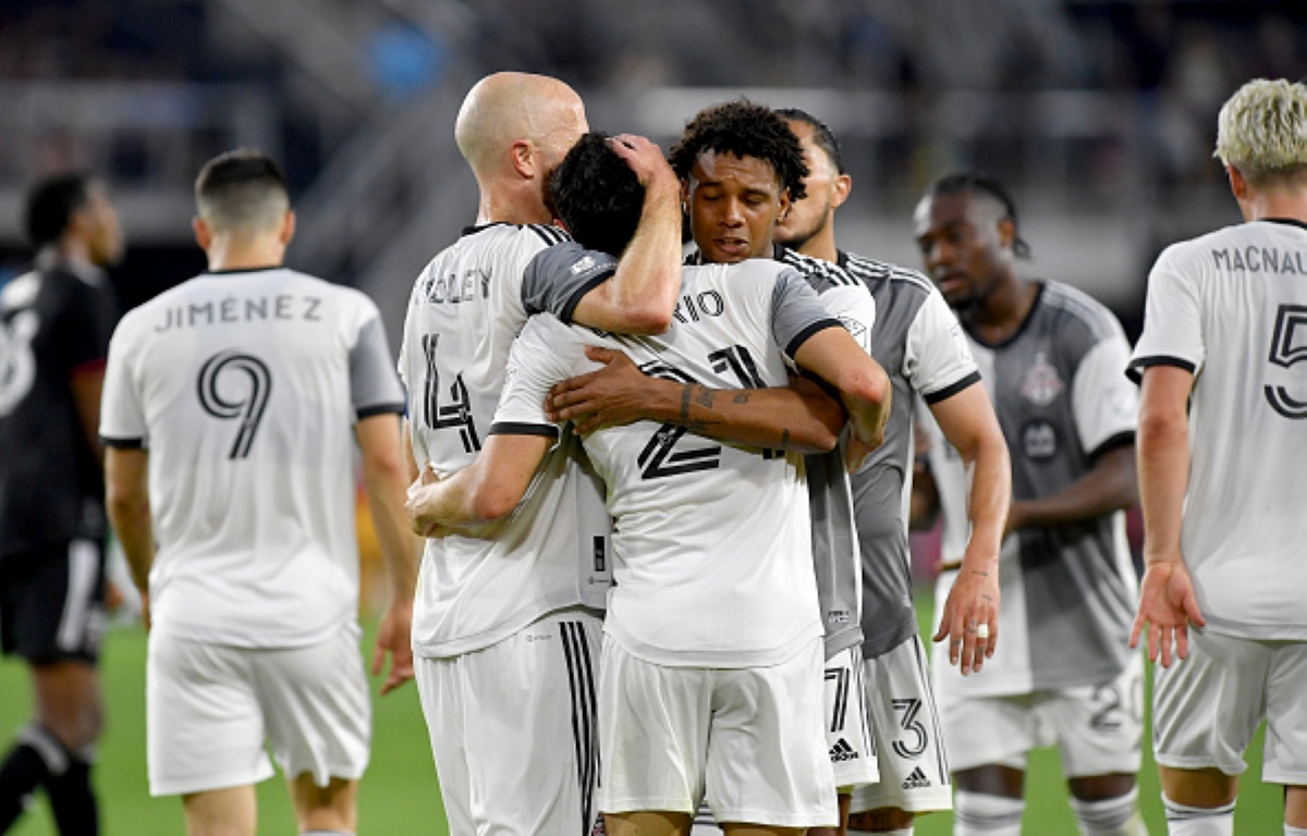 Toronto FC Midfielders, Kosi Thompson and Michael Bradley, Celebrates Jonathan Osorio’s Goal in the D.C. United vs. Toronto FC Game