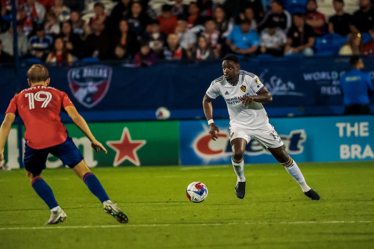 LA Galaxy Center Back Chris Mavinga had a debut to forget in a 3-1 away loss on match day one. (Photo Credit: LA Galaxy)