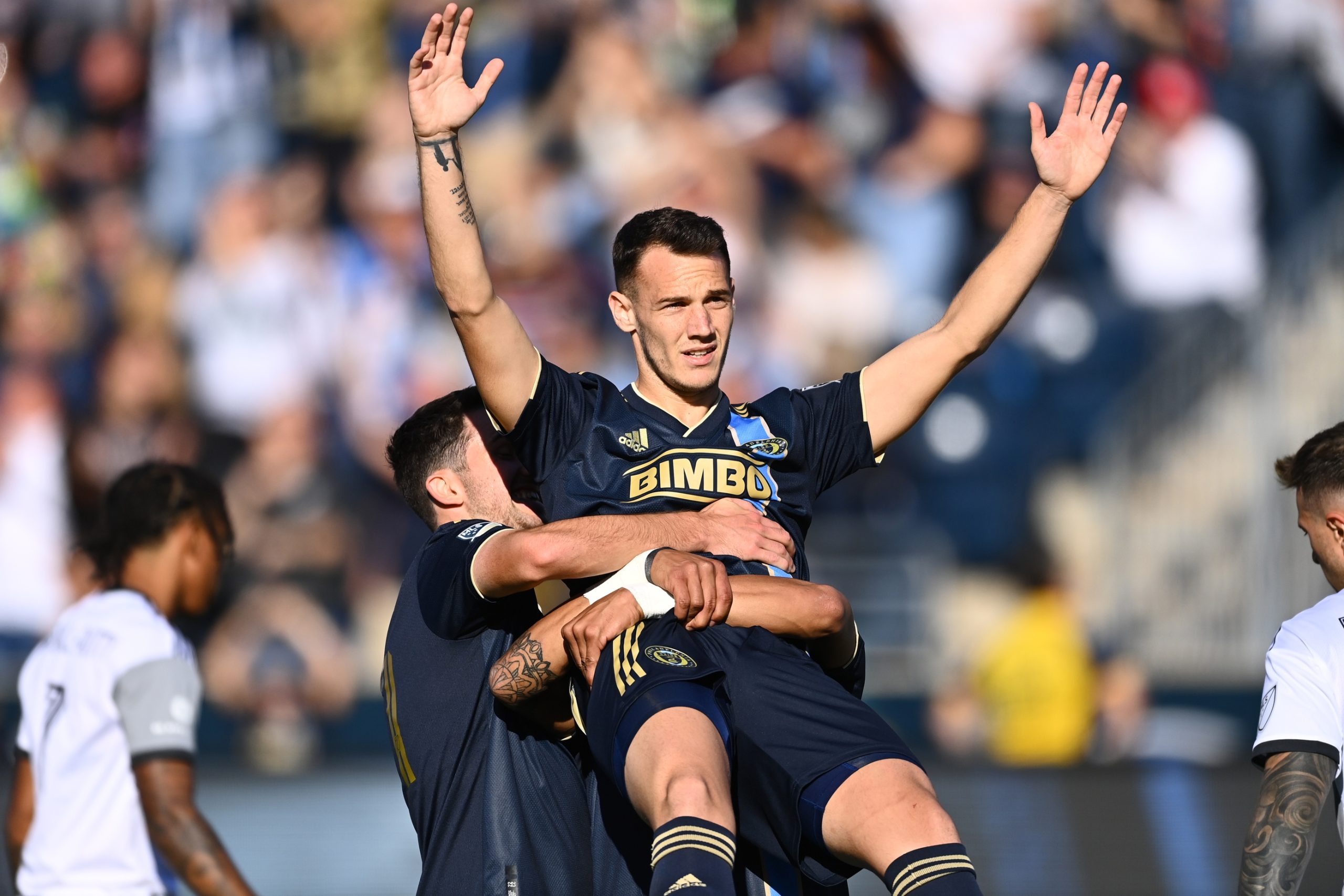 MLS: Toronto FC at Philadelphia Union as Daniel Gazdag Celebrates Goal in the Toronto FC vs Philadelphia Union Matchup