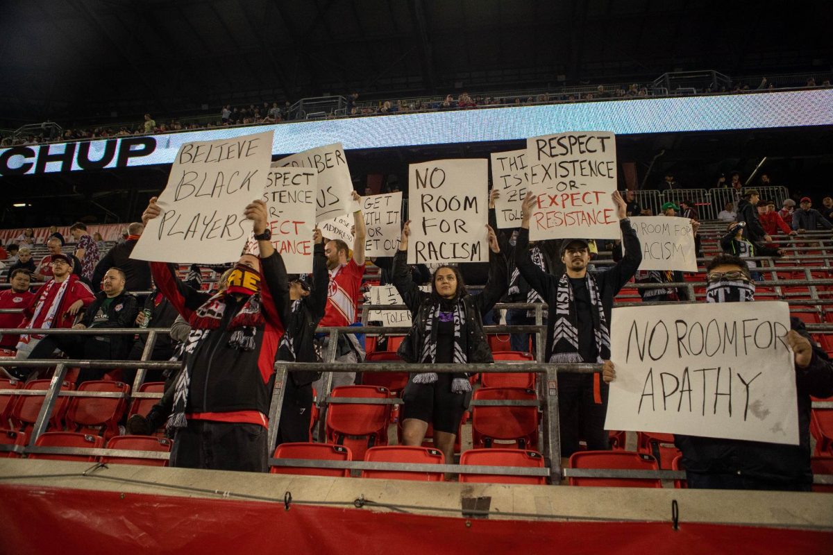 A Protest at Red Bull Arena