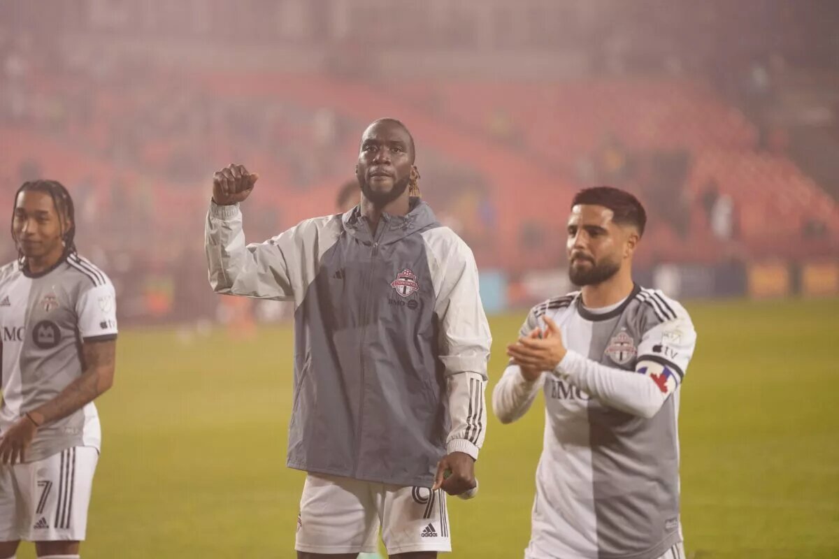 MLS: New York City FC at Toronto FC as CJ Sapong and Lorenzo Insigne Celebrates Win