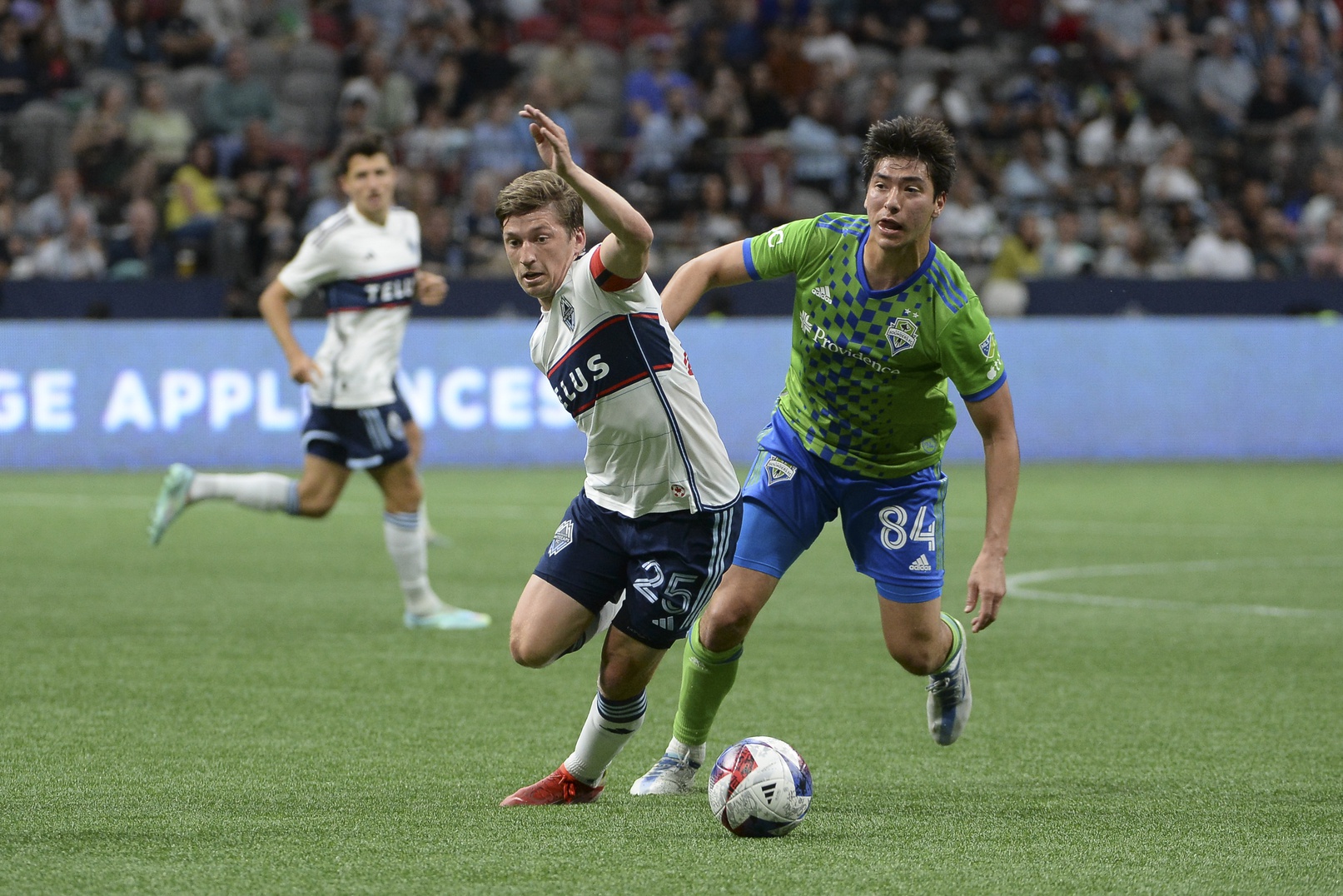 MLS: Seattle Sounders FC at Vancouver Whitecaps FC as Whitecaps Cruise to Cascadian Victory