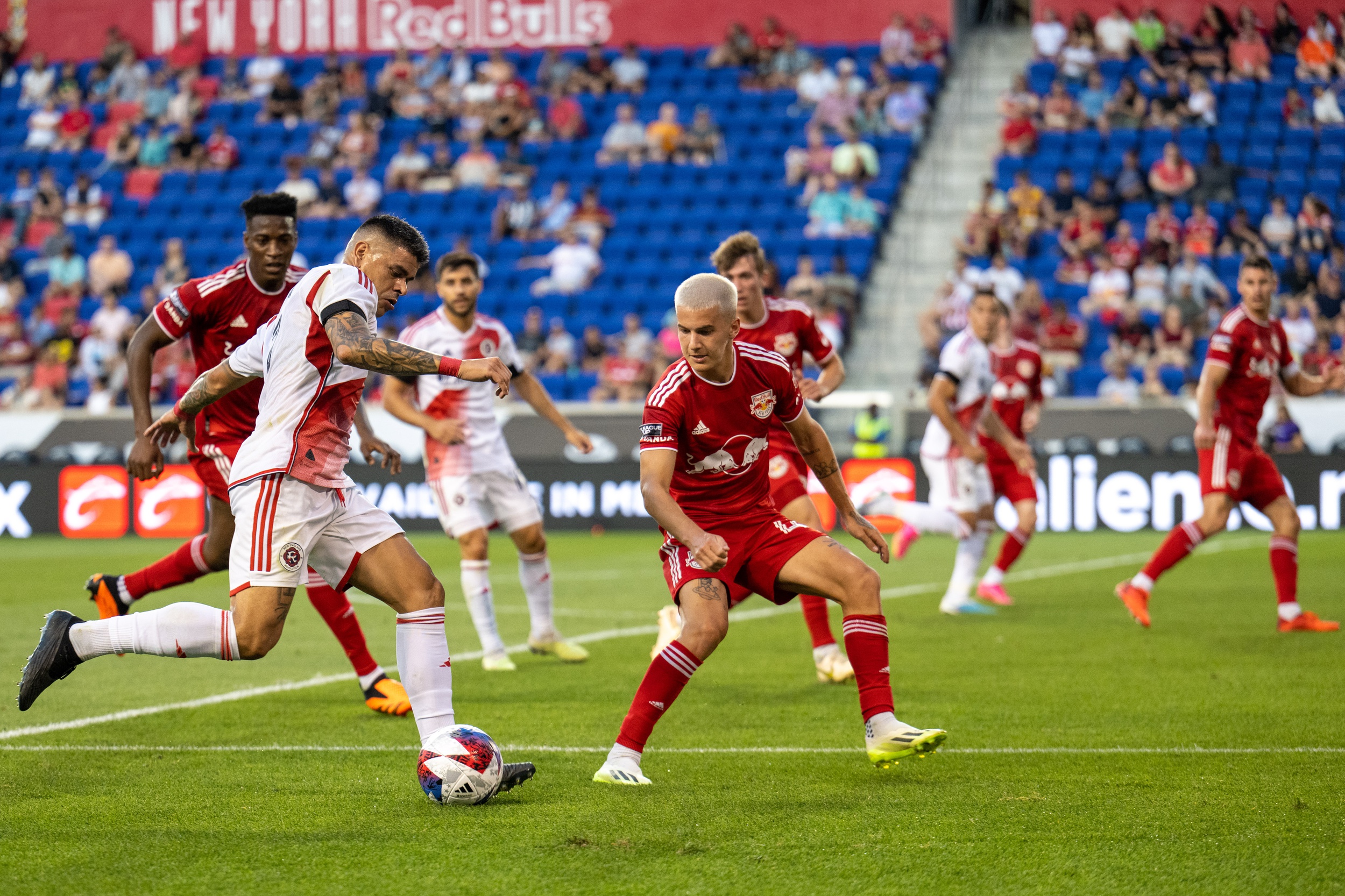 MLS: Leagues Cup-New England Revolution at New York Red Bulls as the Red Bulls Quashed Revolution in Penalties
