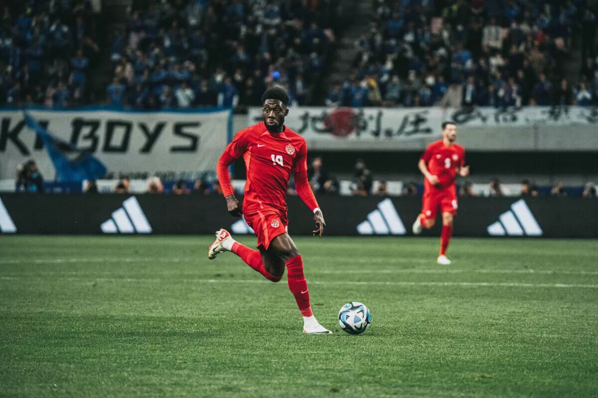 CanMNT Superstar Alphonso Davies, Who Is Part of the November CanMNT Roster