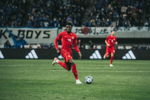 CanMNT Superstar Alphonso Davies, Who Is Part of the November CanMNT Roster
