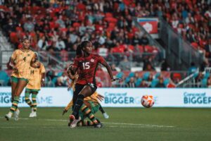 CanWNT Forward Nichelle Prince on September 26, 2023