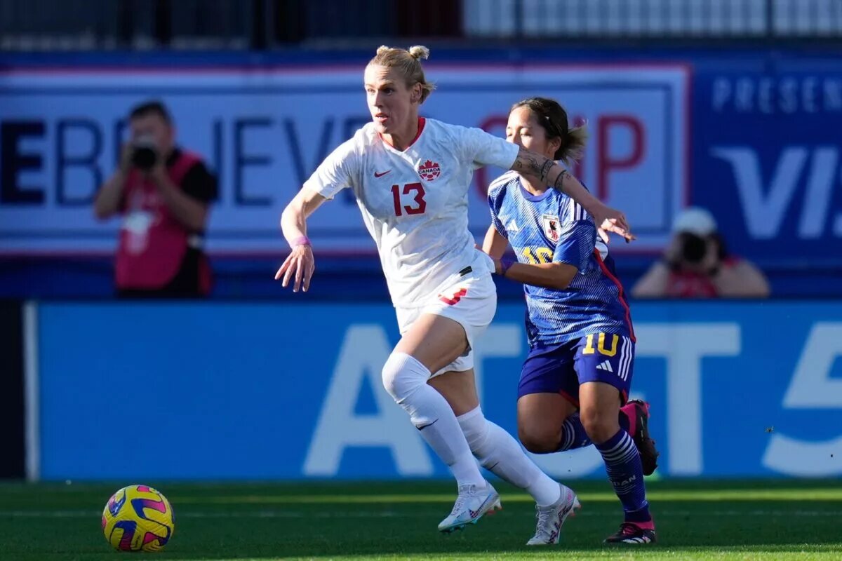 Soccer: SheBelieves Cup-Canada at Japan with Sophie Schmidt Playing