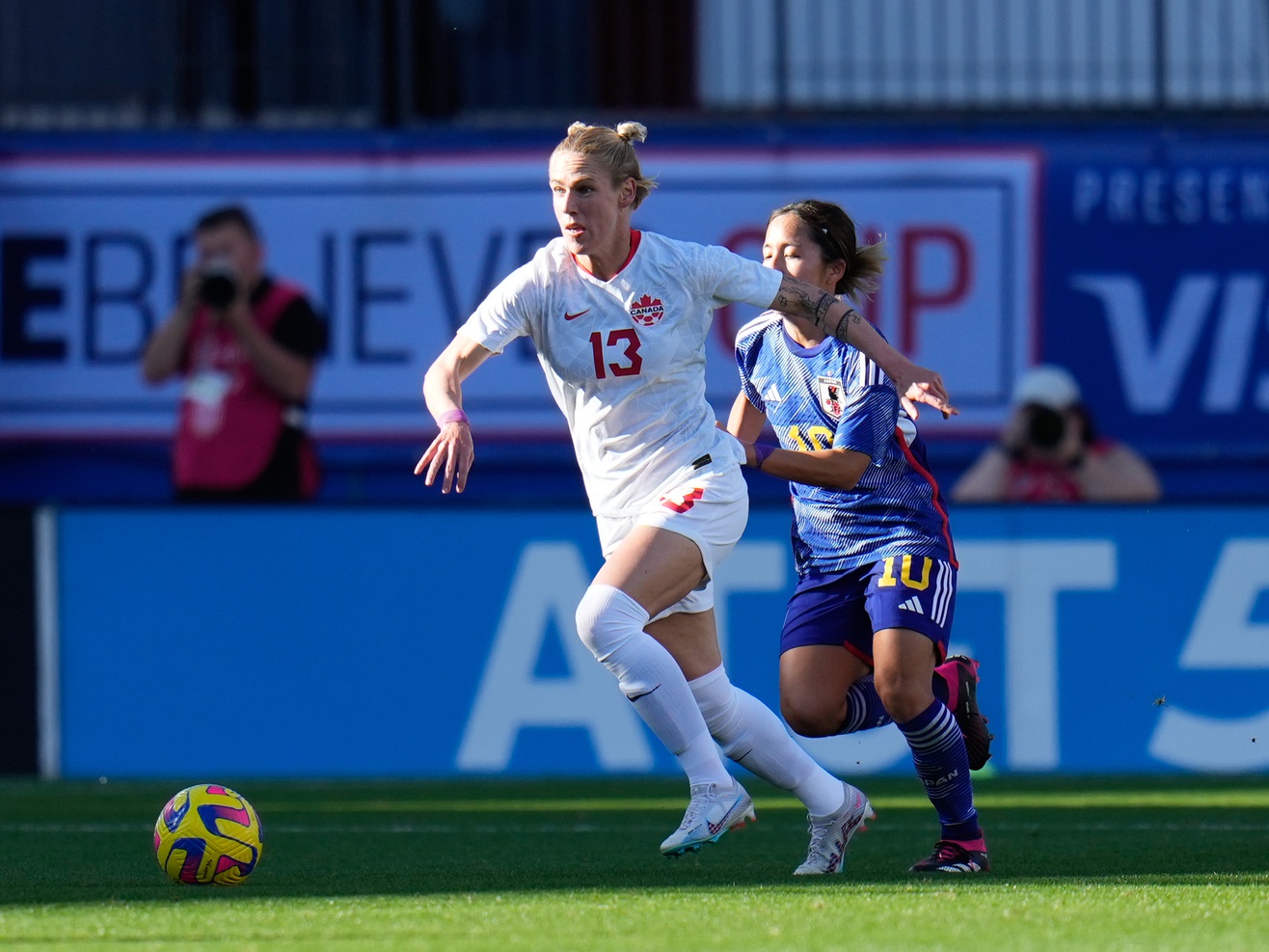 Soccer: SheBelieves Cup-Canada at Japan with Sophie Schmidt Playing