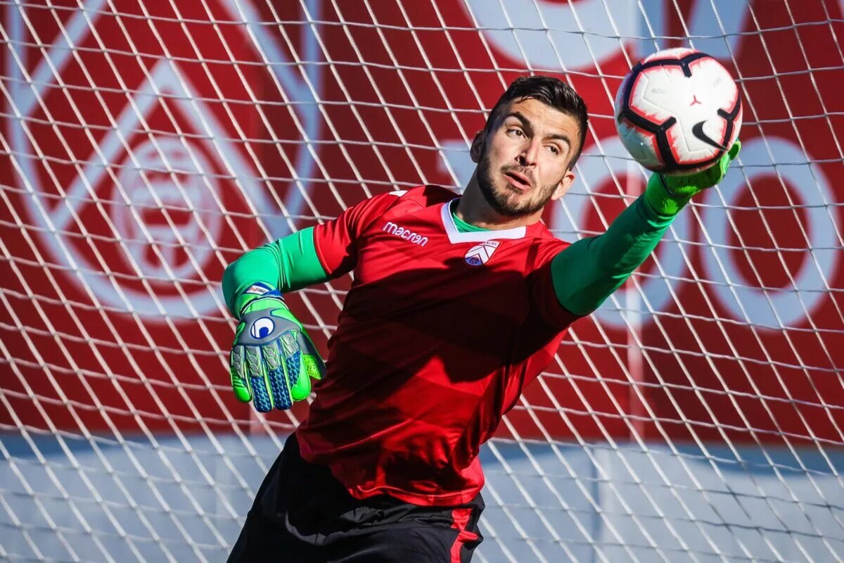 Cavalry FC Goalkeeper, Marco Carducci at Spruce Meadows