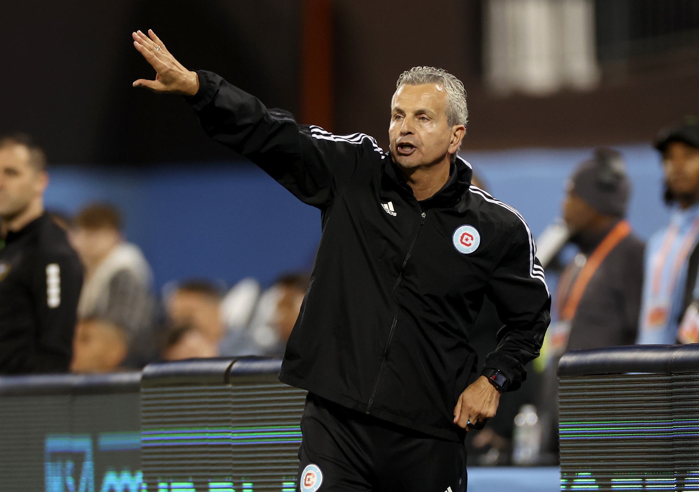 Chicago Fire head coach Frank Klopas with an improved Chicago Fire Starting 11