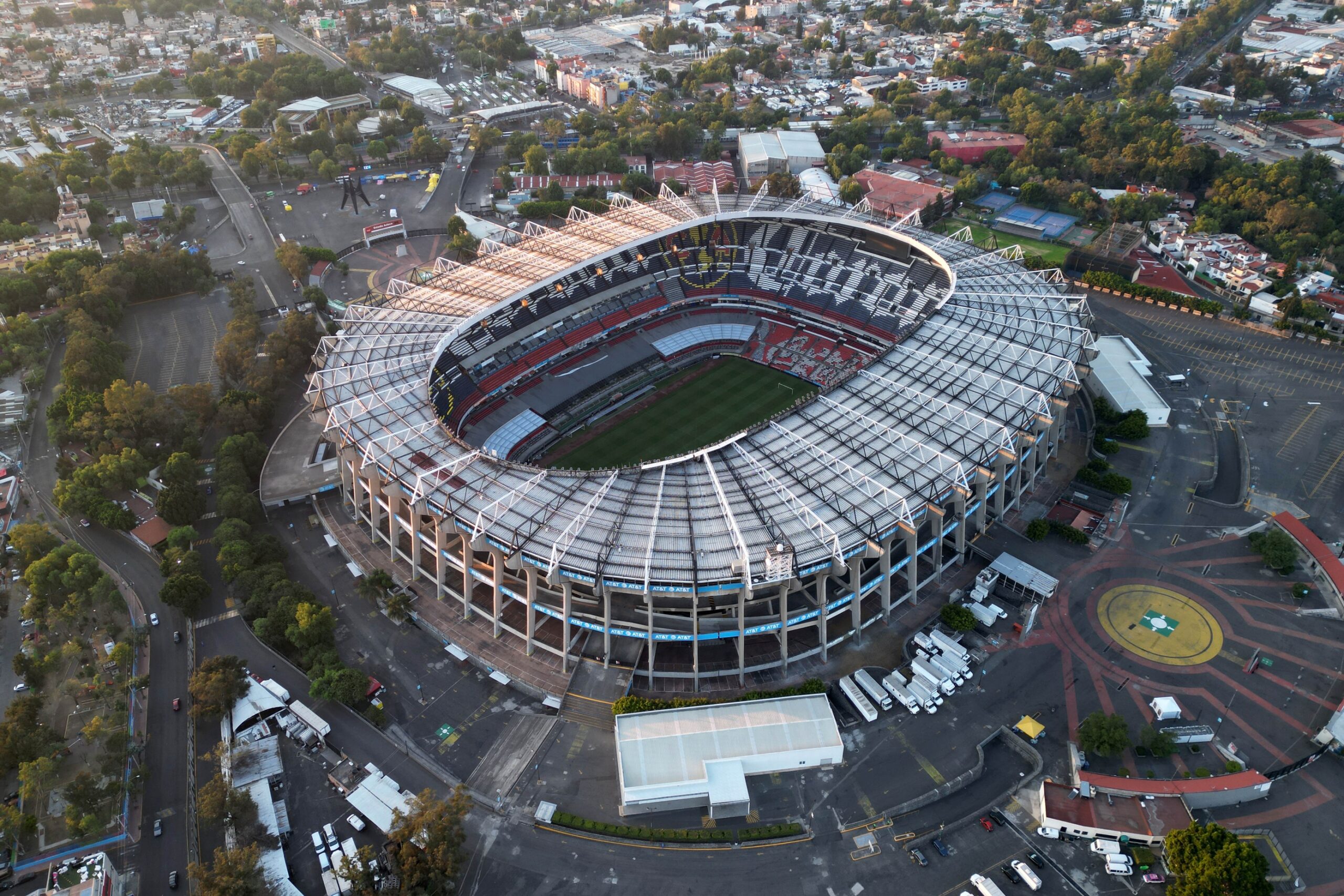 Soccer: World Cup-Estadio Azteca Views in Mexico City