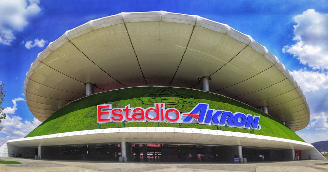 Estadio Akron, Home of the Concacaf Champions Cup First Leg Between Club America and Chivas Guadalajara