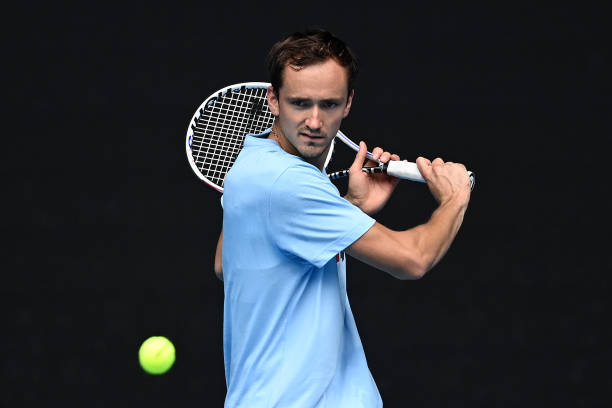 Daniil Medvedev Australian Open Practice