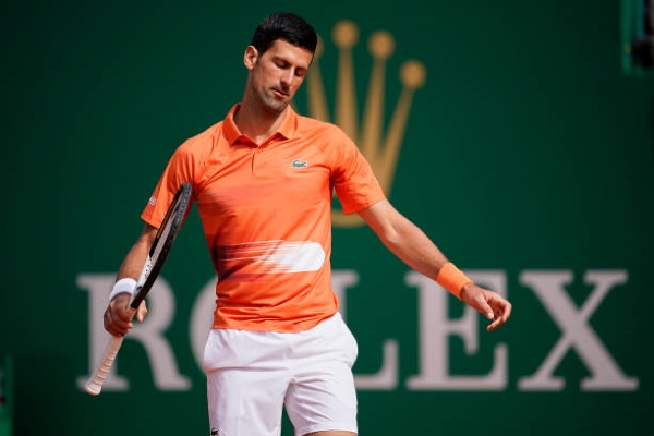 Novak Djokovic defeated at the ATP Monte Carlo Masters.