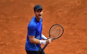 Andy Murray at the Madrid Open.