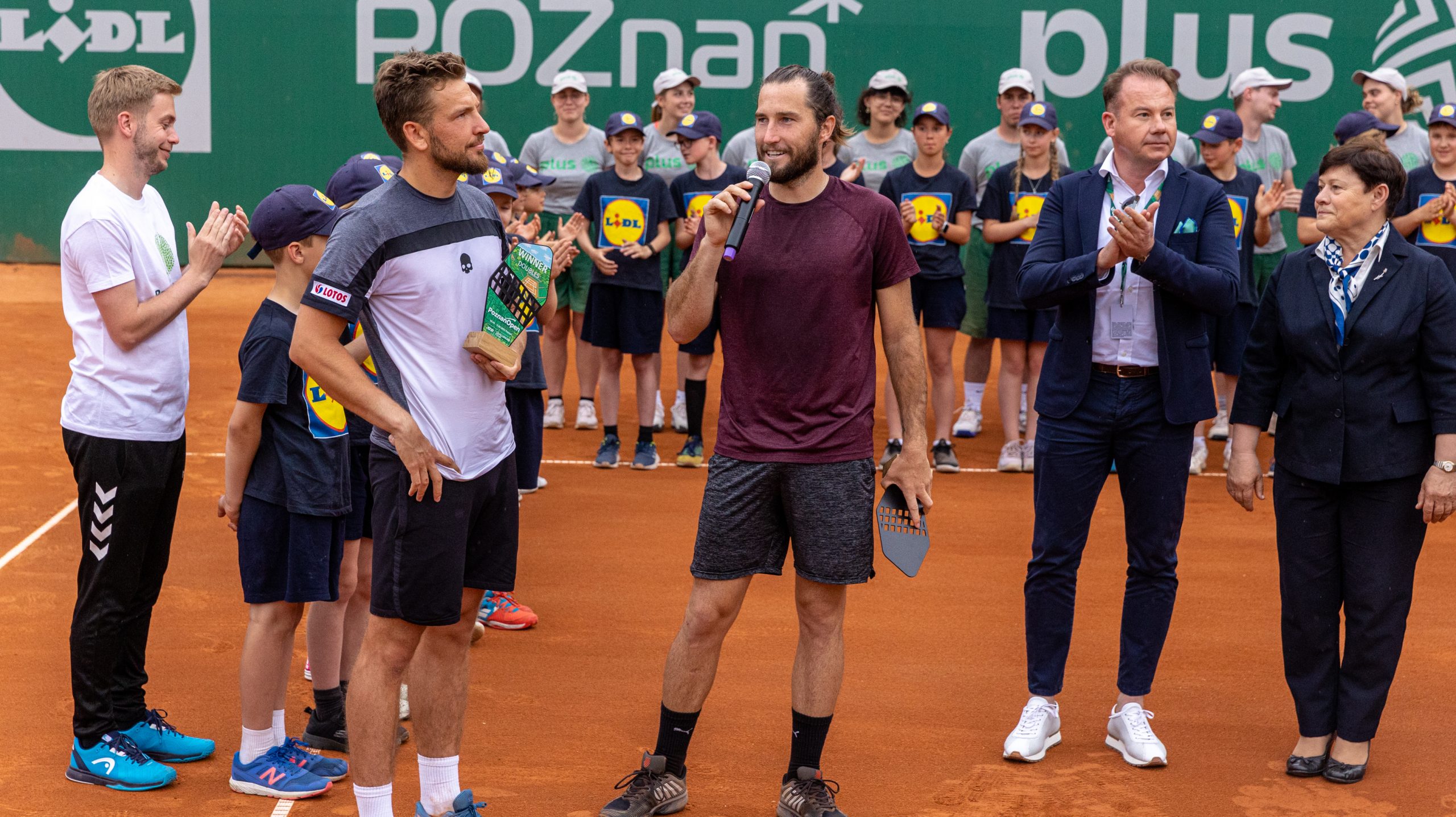 Poznań Open doubles champions.