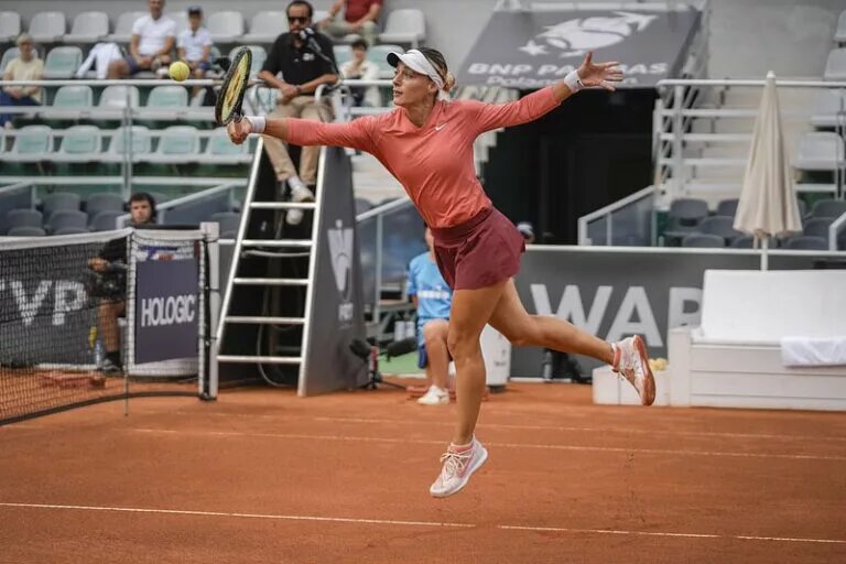 Ana Bogdan in action in Warsaw.