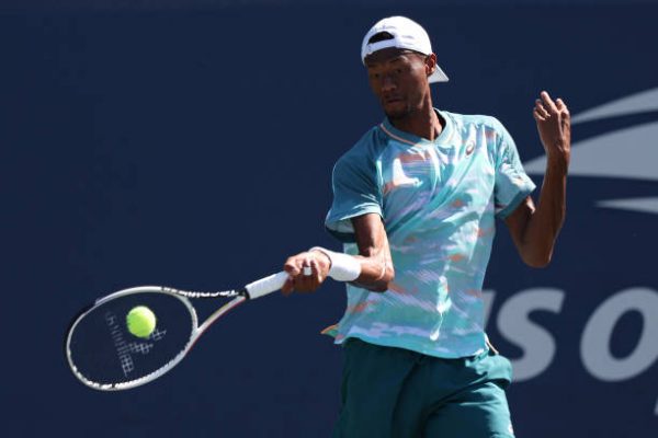 Christopher Eubanks in action at the US Open.