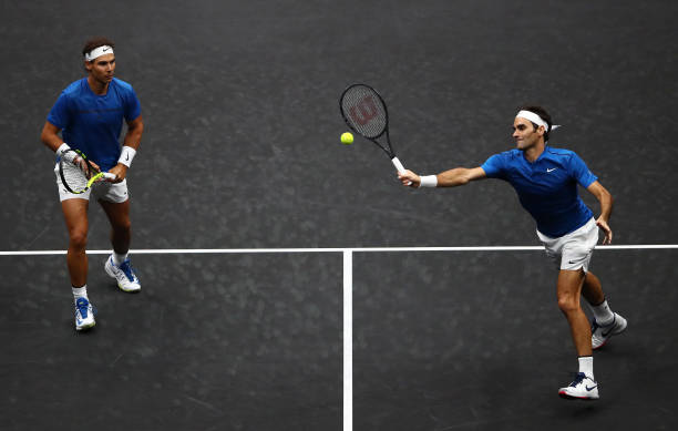 Roger Federer Rafael Nadal Laver Cup doubles