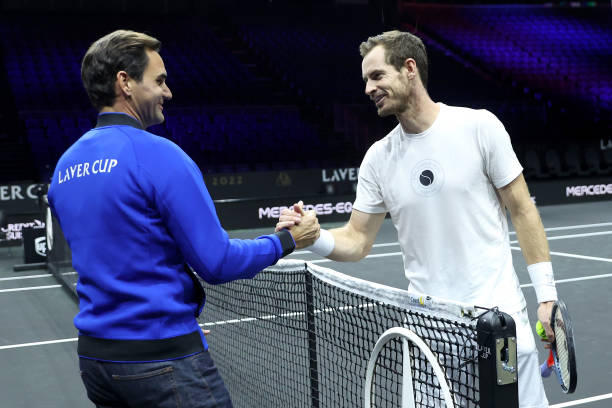 Roger Federer and Andy Murray Laver Cup
