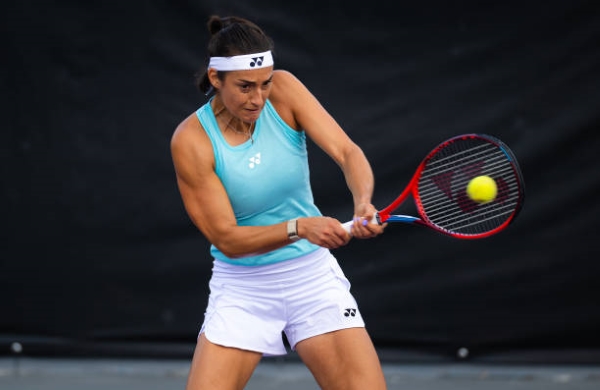 Caroline Garcia prepares for the WTA Guadalajara Open.