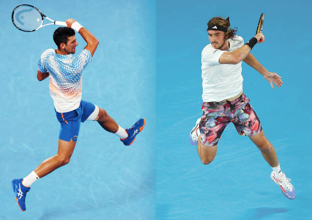 Novak Djokovic Stefanos Tsitsipas 2023 Australian Open Final