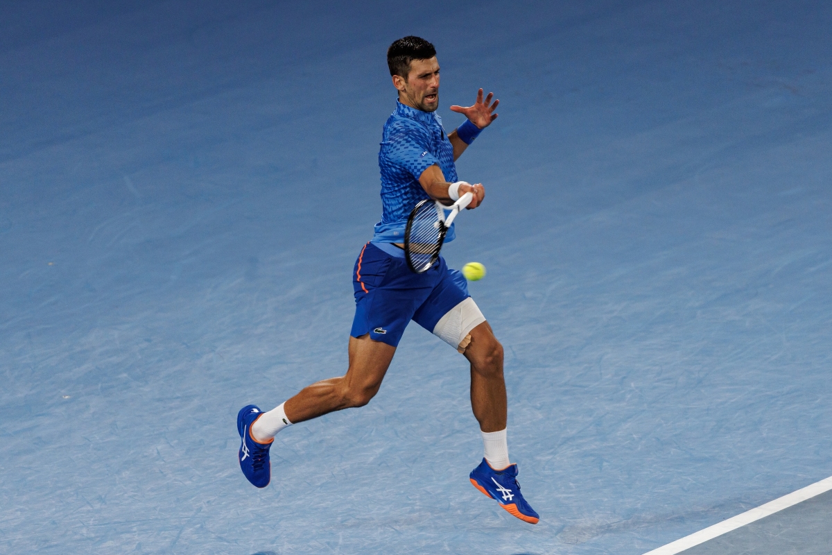 Novak Djokovic, in action here, will make his return to the ATP Tour in Dubai.