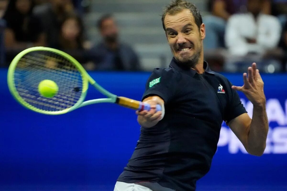 Richard Gasquet won his 593rd ATP Tour match on Monday in Rotterdam.