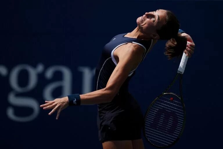 Petra Martic in action ahead of the WTA Linz Open.