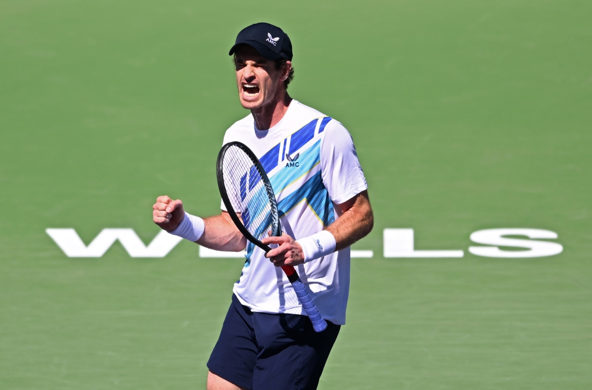 Andy Murray at Indian Wells.