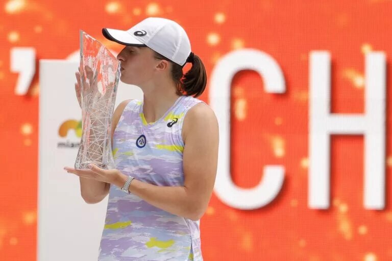 Iga Swiatek Completing Her 2022 Sunshine Double
