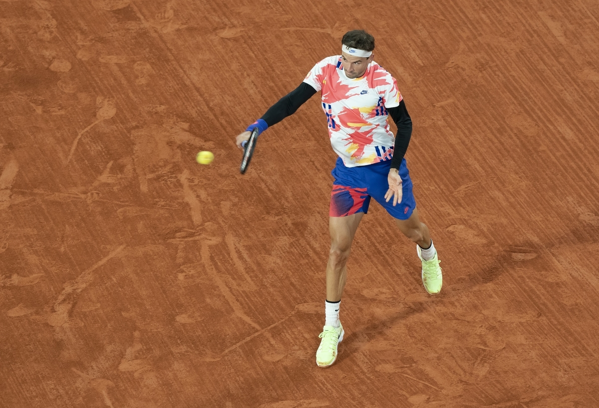 Grigor Dimitrov in action ahead of the ATP Geneva Open.