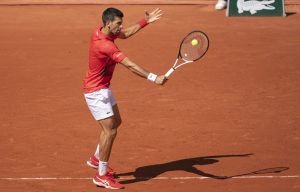 Novak Djokovic in action ahead of the ATP Rome Masters.