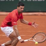 Novak Djokovic in action ahead of the French Open.