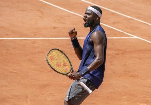 Frances Tiafoe at the French Open