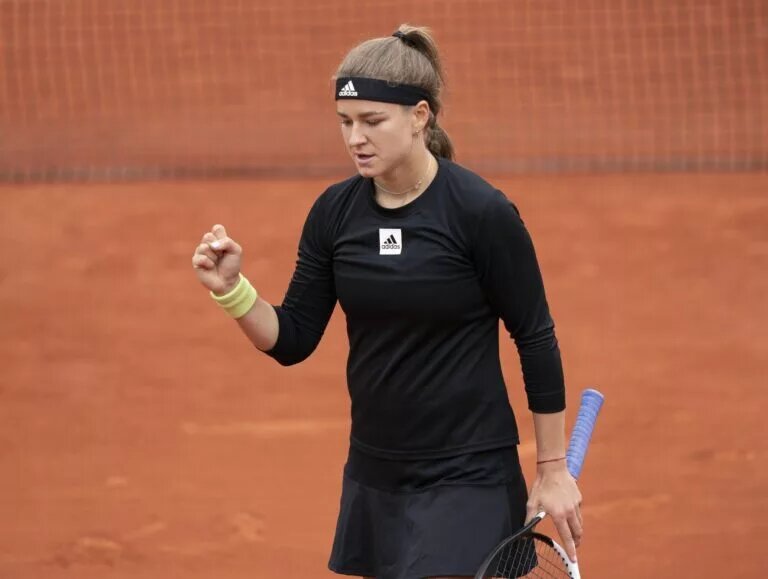 Karolina Muchova at the French Open
