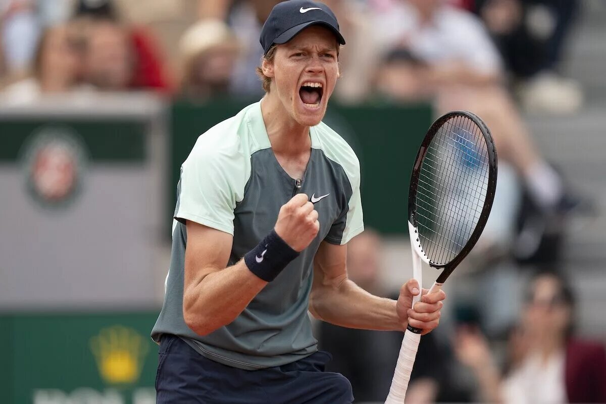 Jannik Sinner at the French Open