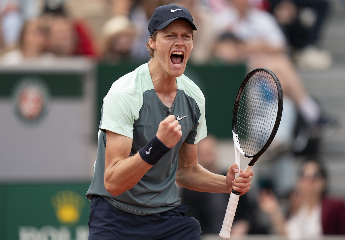 Jannik Sinner at the French Open